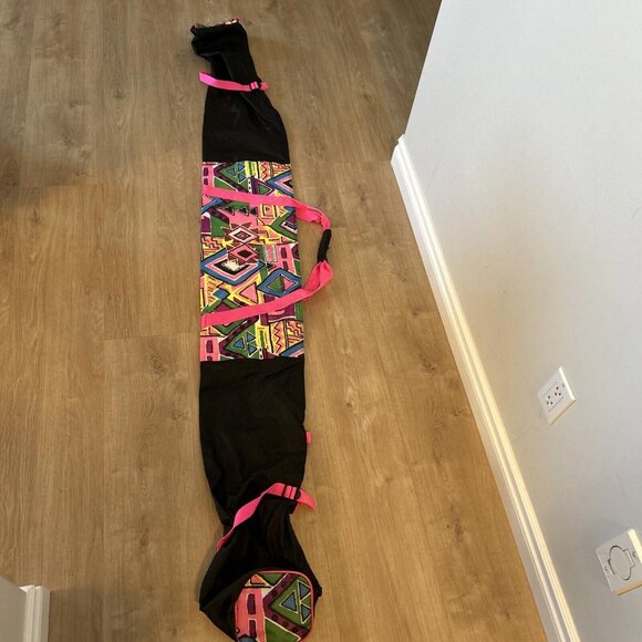 Mountain High Ski Bag Travel Luggage Large Bag Retro - Holds 2 skis plus clothes - Picture 6 of 8